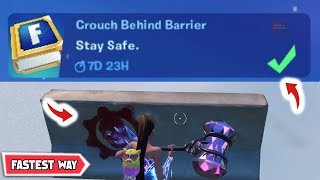 Couch BEHIND BARRIER Working LOCATION How to Couch Behind Barrier in fortnite Delta One Quests [upl. by Cliff]