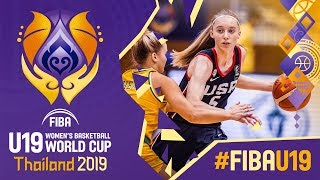 Australia v USA Highlights w Bueckers MVP Performance  FIBA U19 Womens Basketball World Cup 2019 [upl. by Weiser]