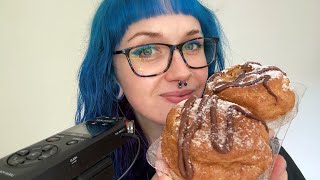 ASMR Eating Belgian Chocolate Choux Cream Buns😋 [upl. by Johanan]