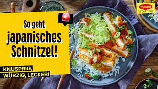 Tonkatsu  Japanische Schnitzel loading [upl. by Ocirred]