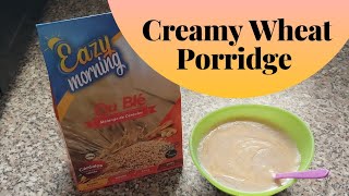 How To Make Creamy Wheat Porridge Ghanaian Wheat Porridge Using Eazy Morning Cereals [upl. by Torrie]