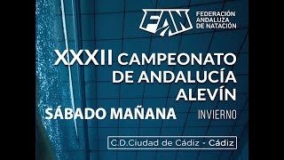 Campeonato de Andalucía ALEVIN de INVIERNO – NATACIÓN – SESIÓN DE SÁBADO MAÑANA [upl. by Assilac]