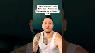 Demifinale PaysBas Angleterre foot football euro2024 sport viral fyp foryou shorts vlog [upl. by Dorr]