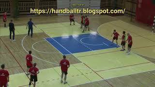 handball training Cooperation between 2 and 3 defense players by Marko Sibila [upl. by Call]