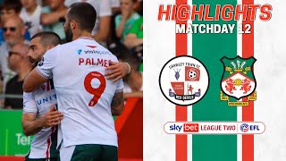 HIGHLIGHTS  Crawley Town vs Wrexham AFC [upl. by Snevets]