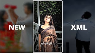 Bolte cheye Mone hoy 💙🌿  New Bangla Song XML video  Alight motion Video Edit 🎦 Trending XML [upl. by Lydia]