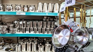 D MART all latest kitchen items 🤩  ONLINE AVAILABLE   dmart latest kitchen items haul [upl. by Emina]