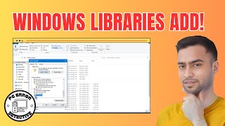 How to Add Libraries on Windows 10 [upl. by Sirk925]