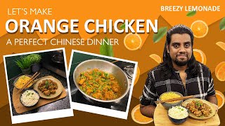 Orange Chicken  Chinese dinner full recipe orangechicken chickenstarter chinesefood chinese [upl. by Atikehs]