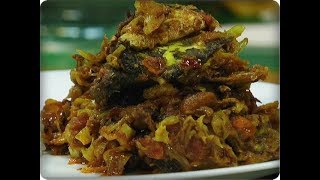 Macher matha diye bandhakopiCabbage with Fish headBengali recipe [upl. by Llertnauq]