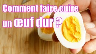 Comment faire cuire un oeuf dur  🥚 ASTUCE  Les bases en cuisine 👩‍🍳 [upl. by Nairadal]