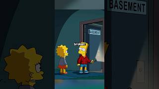 Bart and Lisa came to school at night and met there…👻 shorts [upl. by Yhtomiht]