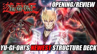 LETS REVIEW IT Structure Deck The Crimson King  YuGiOh [upl. by Tarfe]