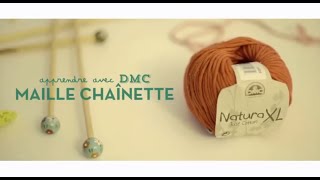 Tuto crochet débutant  Maille chaînette maille en lair avec DMC [upl. by Buddy643]