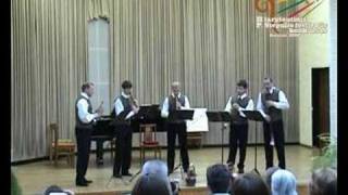 Performing Birbyne quintet of Lithuanian folk instrumental group quotSutartinėquot [upl. by Dawes]