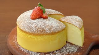 퐁신퐁신 두꺼운 수플레 치즈케이크 만들기  한방에 성공하는 법  Souffle Cheesecake Cotton Cheesecake Sponge Cake [upl. by Sarson]