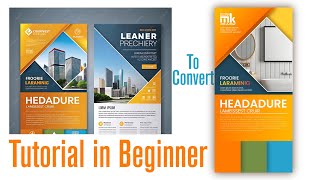 leaflet design for beginner [upl. by Ihcego]