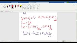 How to Calculate the MOLAR ENTROPY at a Specific Temperature given HEAT CAPACITY  PHYSICAL CHEM [upl. by Yar]