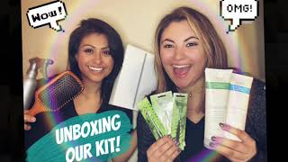 Unboxing our Aveda esthetician kit Texas 2021 [upl. by Kin]