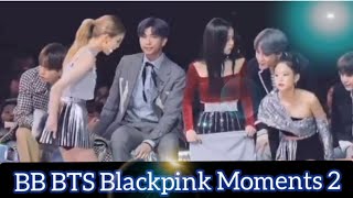 BB BTS Blackpink Moments 🥰 [upl. by Rolandson511]