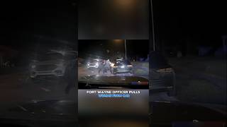 Fort Wayne Officer Pulls Woman From Car [upl. by Arbmat]