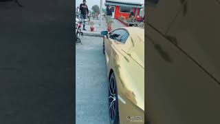 Gold Lamborghini Aventador in Pakistan 😍 [upl. by Aical]