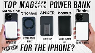 Top Magnetic Power Bank for the iPhone in 2024  Best MagSafe Option to Get [upl. by Yellhsa]