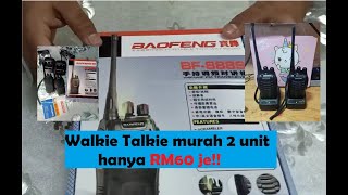 Unboxing Walkie Talkie BaoFeng BF888s dengan 16 channel [upl. by Pine]