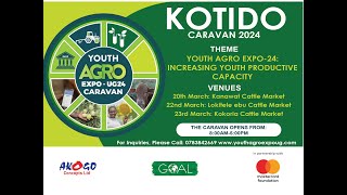 YOUTH AGRO EXPO UG24 CARAVAN IN KOTIDO LOKITELE EBU CATTLE MARKET [upl. by Maximo]