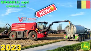 🇧🇪LE NOUVEAU VERVAET QUAD 550 EN ACTION POUR LES TERRES A BETTERAVES 2023  MADE IN BELGIUM 🇧🇪 [upl. by Devine]