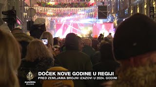 Doček Nove godine u regiji Brojni izazovi u 2024 [upl. by Enyalaj518]