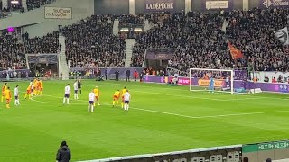 Occasion de Rasmus Nicolaisen  penalty manqué de Vincent Sierro vs Lens dimanche 28 janvier 2024 [upl. by Nidorf308]