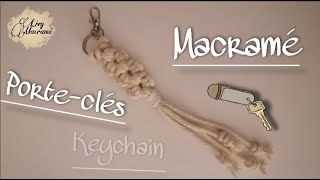 DIY porteclés en Macramé 4  Livy Macramé [upl. by Ephrayim]