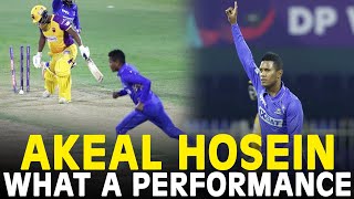 Akeal Hosein Takes 4 Wickets vs Sharjah  Sharjah Warriors vs MI Emirates  Match 9  DP World ILT20 [upl. by Klos]