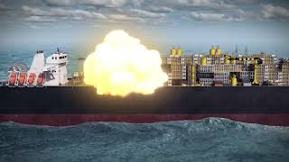 Fire on FPSO [upl. by Heyra840]