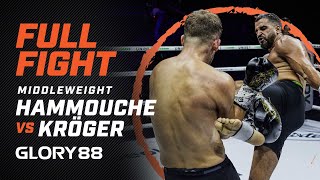 GLORY 88 Iliass Hammouche vs Florian Kroger  Full Fight [upl. by Aniratac]