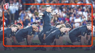 New Zealands incredible Haka lays down the challenge to Namibia  Rugby World Cup 2023 [upl. by Imray]