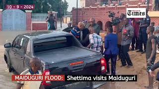 Maiduguri Flood Shettima visits Maiduguri [upl. by Ainala789]