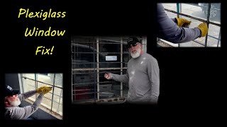 How to Install a Plexiglass Acrylic Window for Beginners plexiglass acrylic diy [upl. by Yrellav]