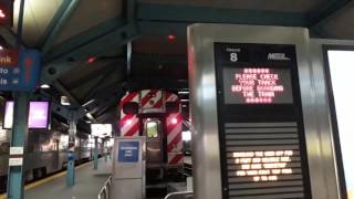 Ogilvie Transportation Center track announcements  April 2017 [upl. by Nylsoj]