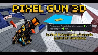 NEW Buffed Ectoplasmic Grenade Launcher GameplayPixel Gun 3D [upl. by Odraboel]