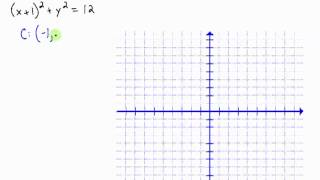 finding center and radius of a circle given its equation in standard form [upl. by Phillida323]