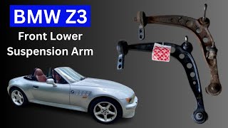 Replacing Front Lower Suspension Arm amp AntiRoll Bar Drop Link  1998 1999 BMW Z3 28 Roadster E36 [upl. by Nonahs]