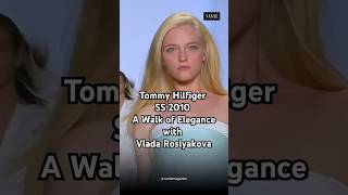 Elegance in Motion Vlada Roslyakovas Unforgettable Walk for Tommy Hilfiger 2010 SS Fashion Show [upl. by Auhoj]