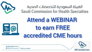 How to attend a WEBINAR and earn CME hours [upl. by Erminie]