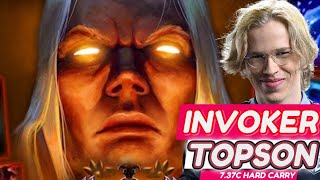 Crazy Play Topson Invoker The Midlane  Dota 2 Pro Gameplay amp Learn 727C topson invoker [upl. by Nikral]