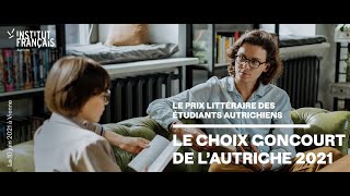 Le Choix Goncourt de lAutriche 2021 [upl. by Floro]