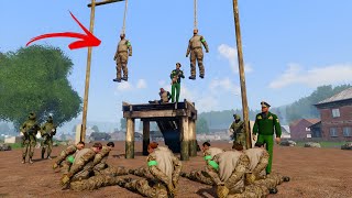 🔴 Almost too late Russian generals hanging of Ukrainian troops foiled by sniper  ARMA 3 [upl. by Ahsiuqet]