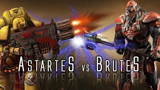 Halo Brute vs Warhammer 40K Astartes [upl. by Dlorah]