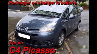 Tuto pour remplacer ou recharger batterie C4 Picasso [upl. by Grunenwald289]